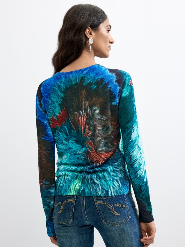 Camisola de Malha Estampada
