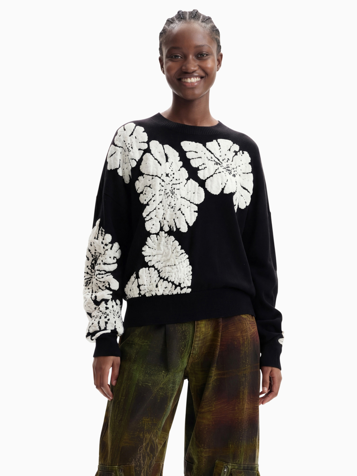 Camisola de Malha Jacquard
