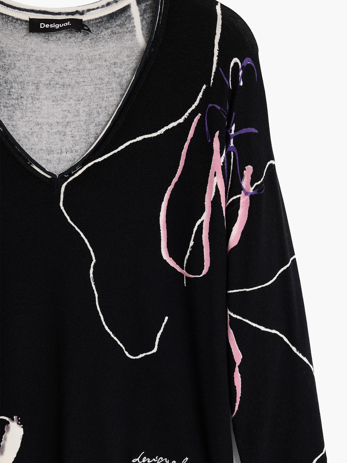 Camisola de Malha com Decote em V