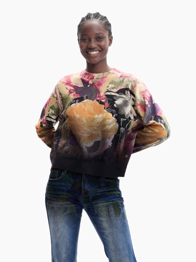 Camisola de Malha Estampada