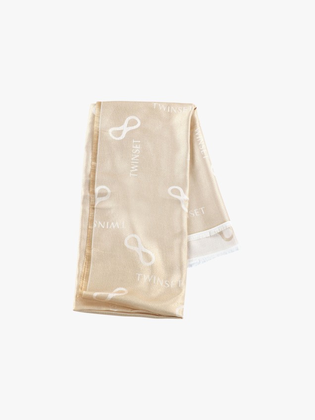 Len�o com Estampado de Log�tipo