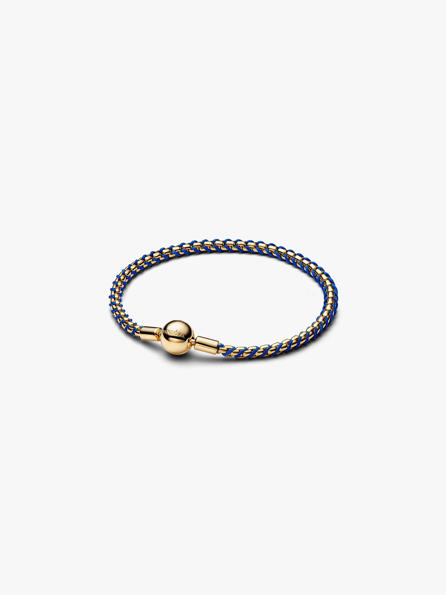 Pulseira Corrente Caixa Cordão Azul