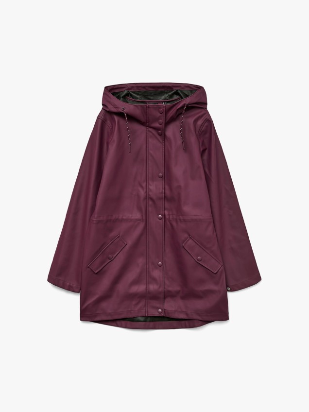 Parka Impermeável com Capuz