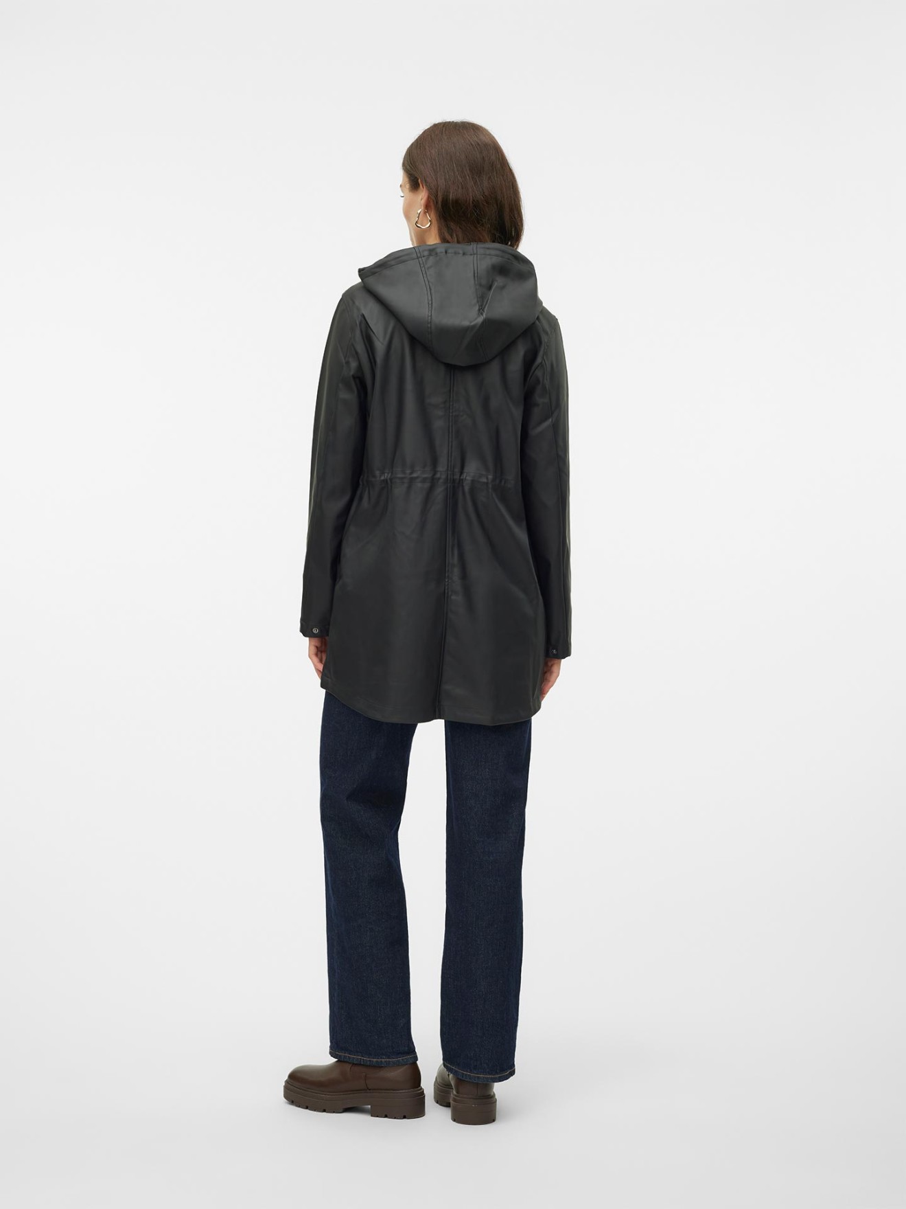 Parka Impermeável com Capuz