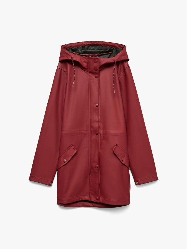 Parka Impermeável com Capuz