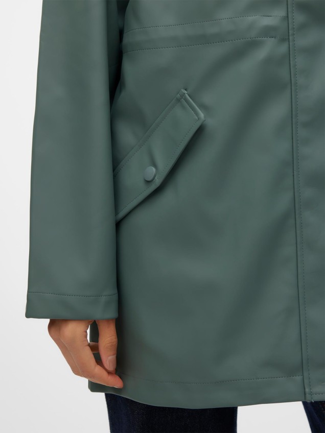 Parka Impermeável com Capuz