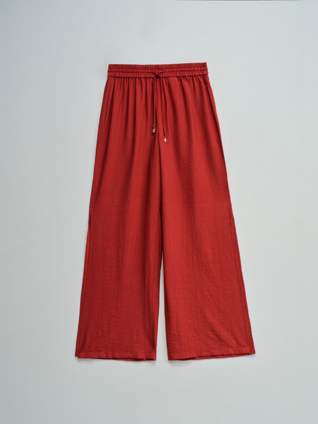 Calças Jogger com Cordão e Rachas