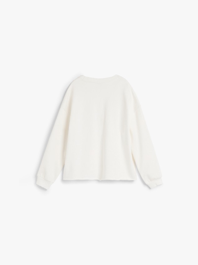 Sweatshirt Estampada com Corrente