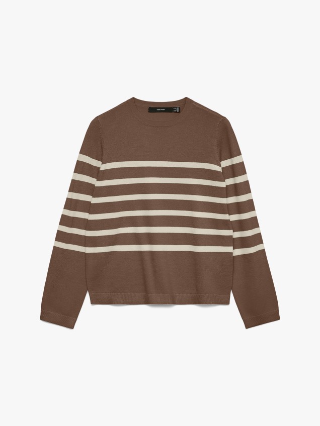 Camisola de Malha com Decote Redondo