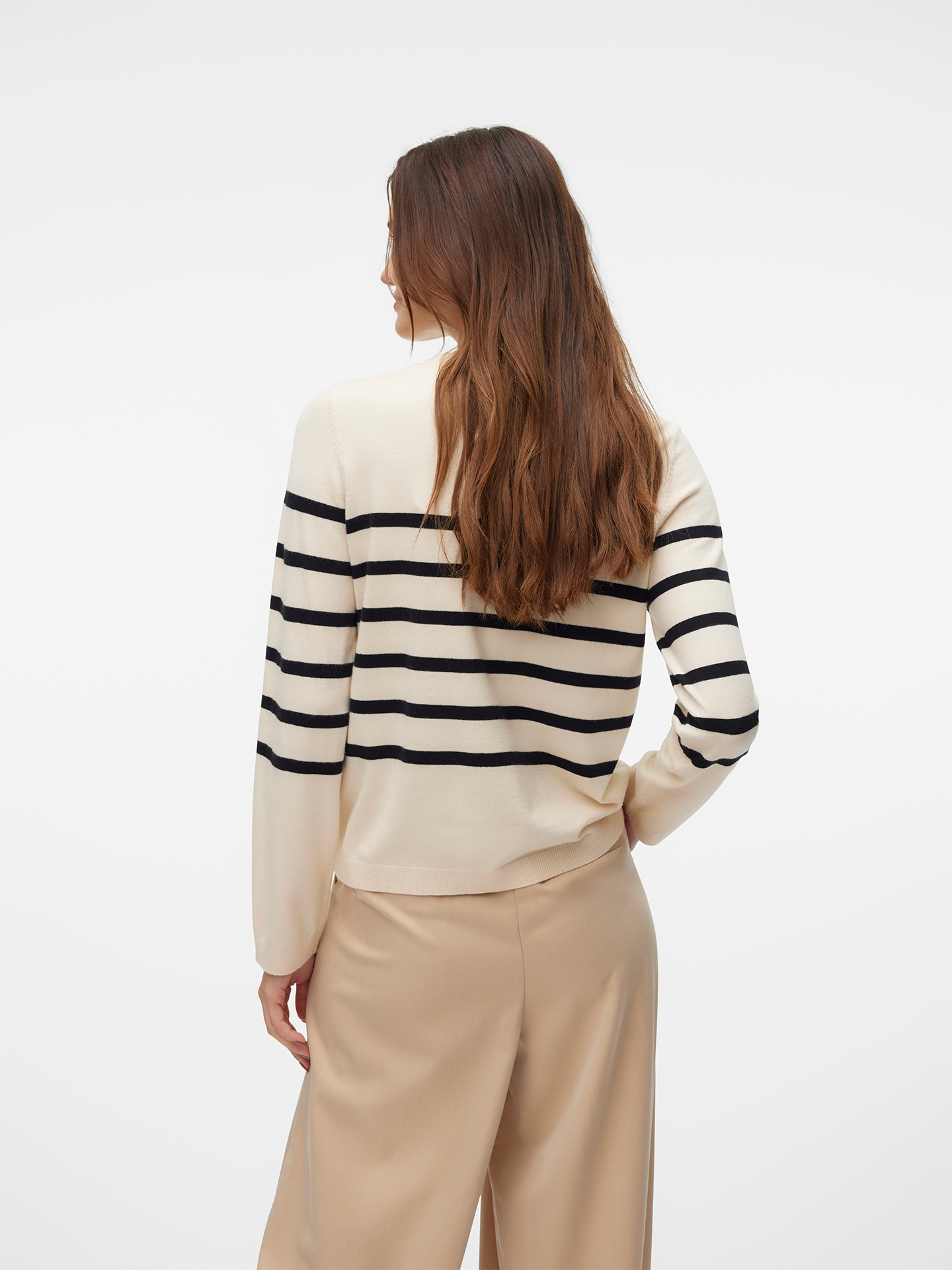 Camisola de Malha com Decote Redondo
