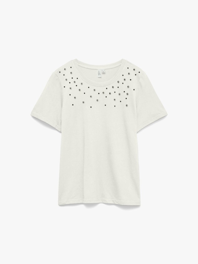 T-Shirt Latilda com Gola Redonda