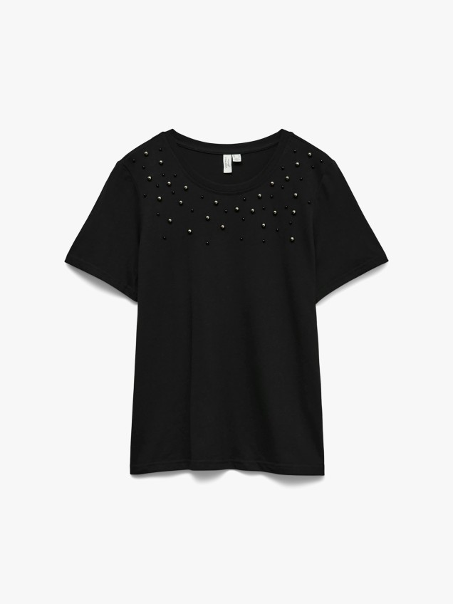 T-Shirt Latilda com Gola Redonda