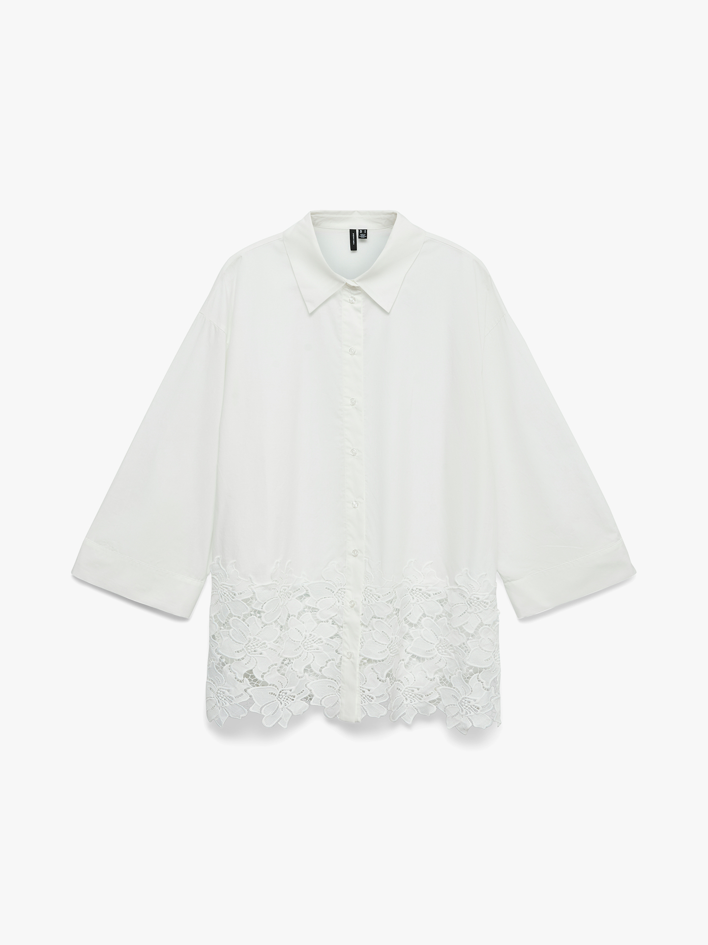 Blusa com Pormenor de Renda