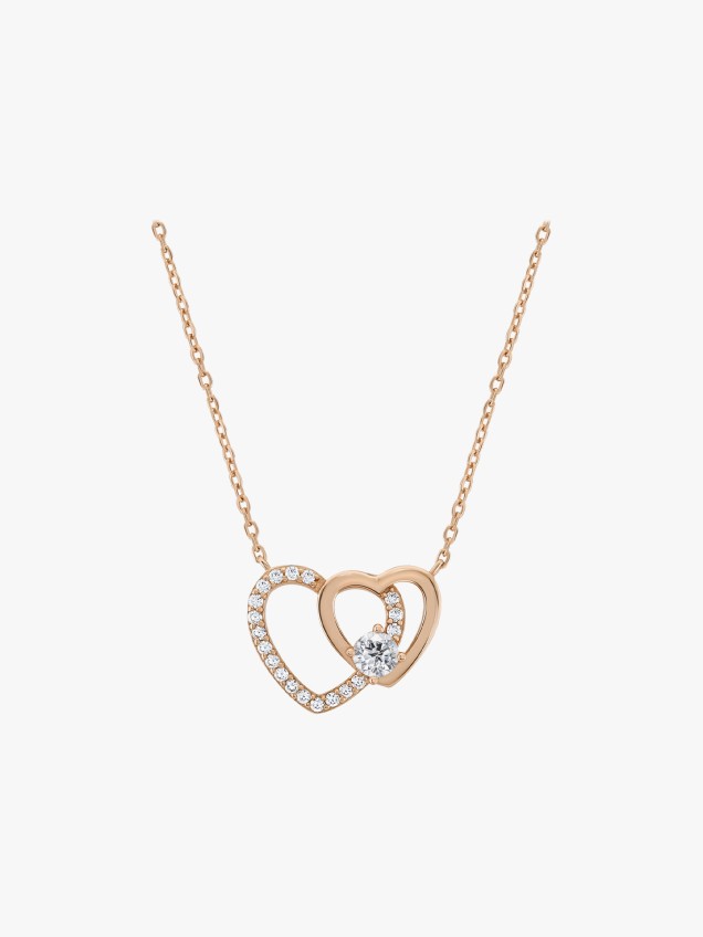 Colar Love in Rose Heart Solitaire