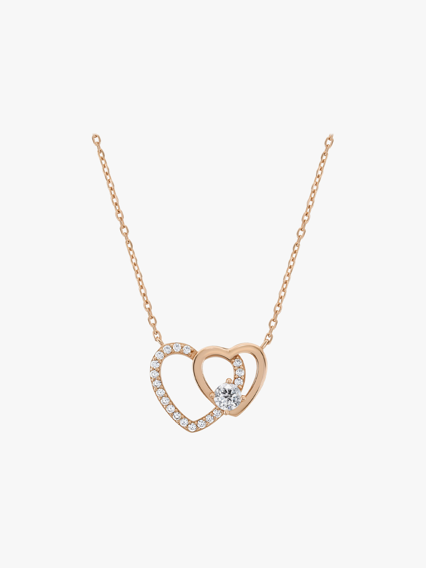 Colar Love in Rose Heart Solitaire