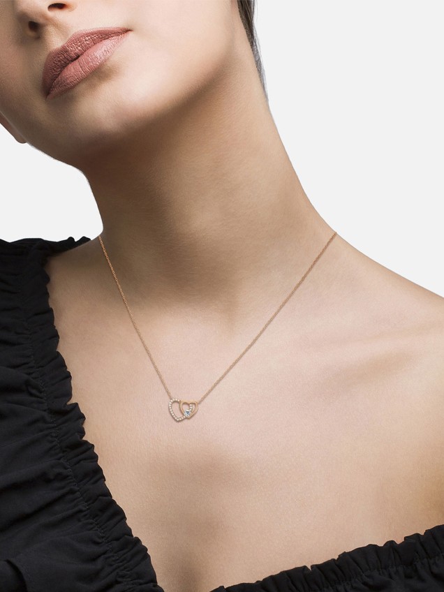 Colar Love in Rose Heart Solitaire