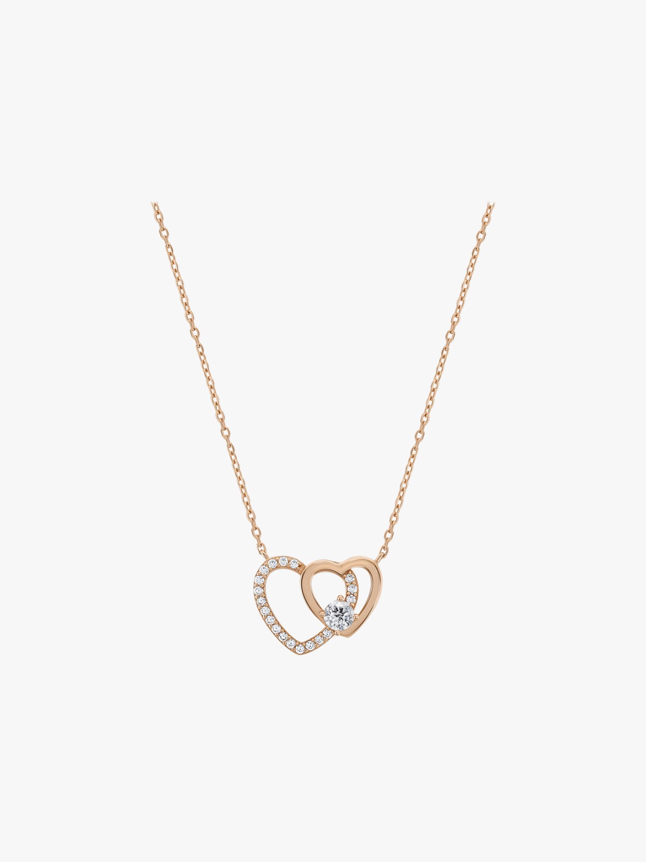Colar Love in Rose Heart Solitaire