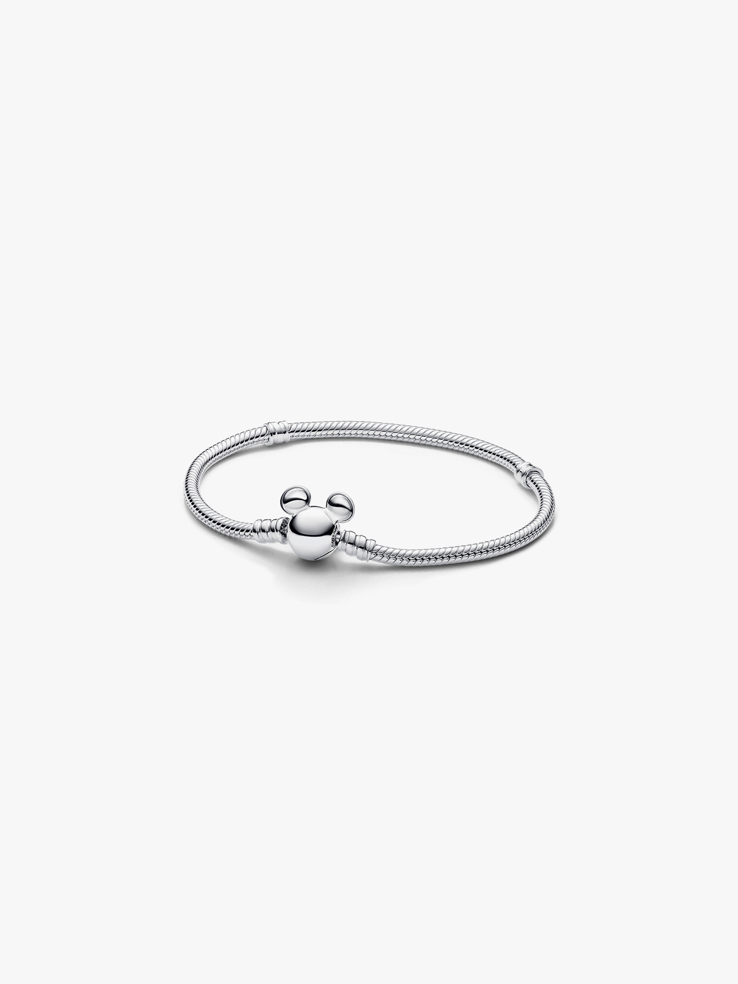 Pulseira Malha Snake Fecho Moments Mickey Disney