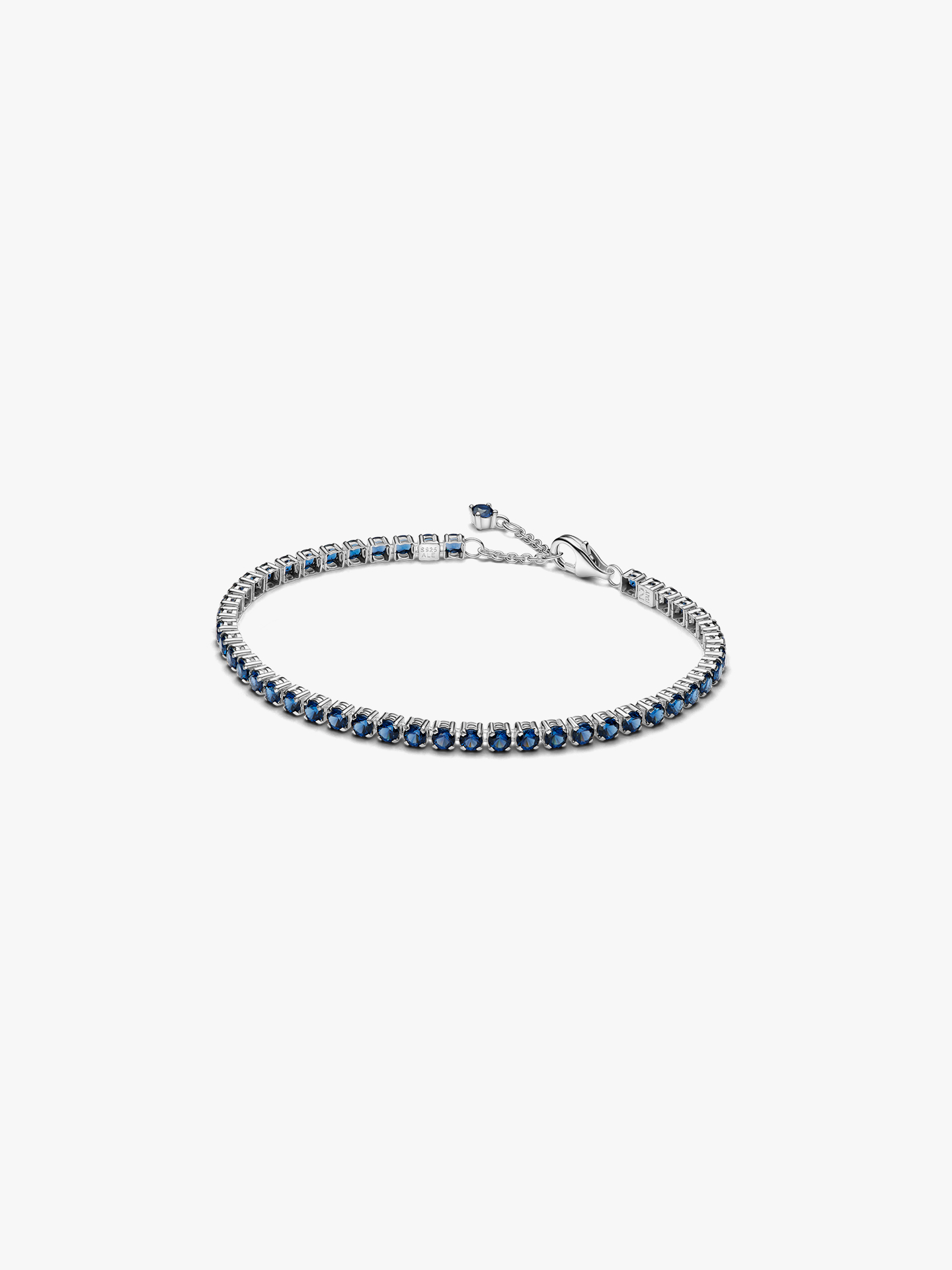Pulseira de Ténis Azul Cintilante