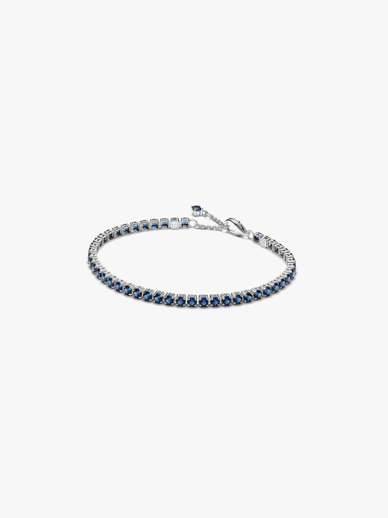 Pulseira de T�nis Azul Cintilante
