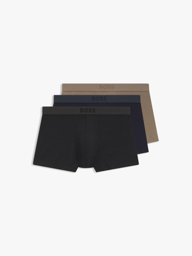 Pack de Três Boxers em Tecido Elástico