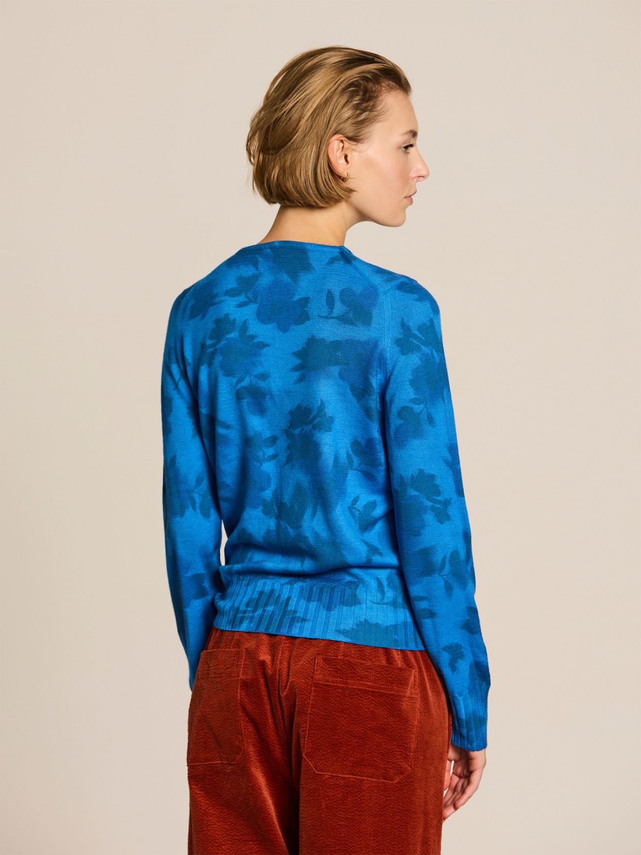 Camisola de Malha com Decote Rente