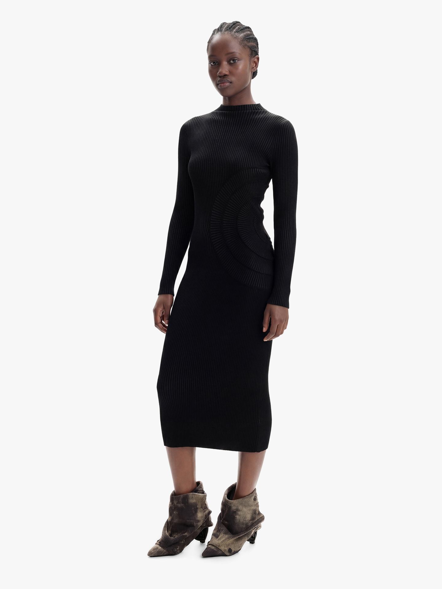 Vestido Midi em Malha