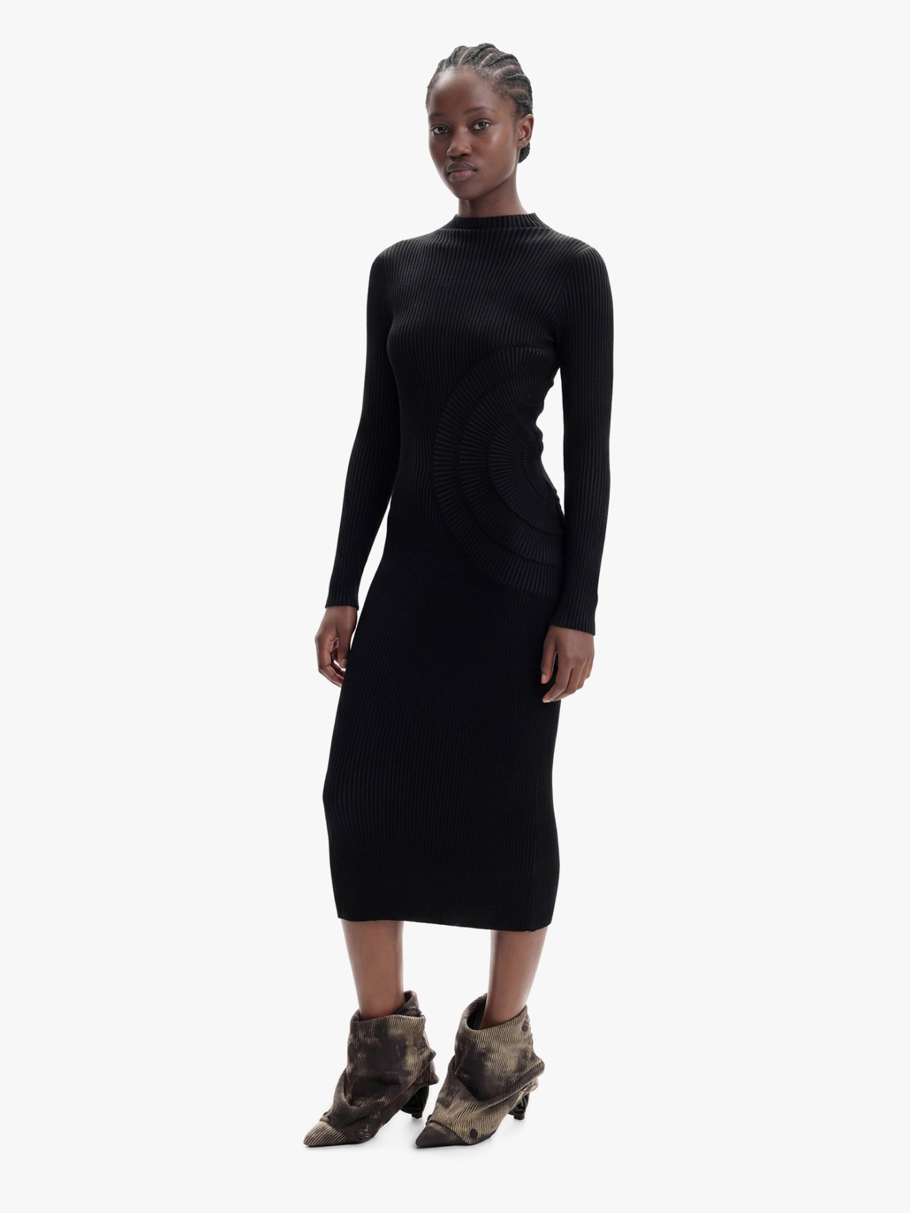 Vestido Midi em Malha