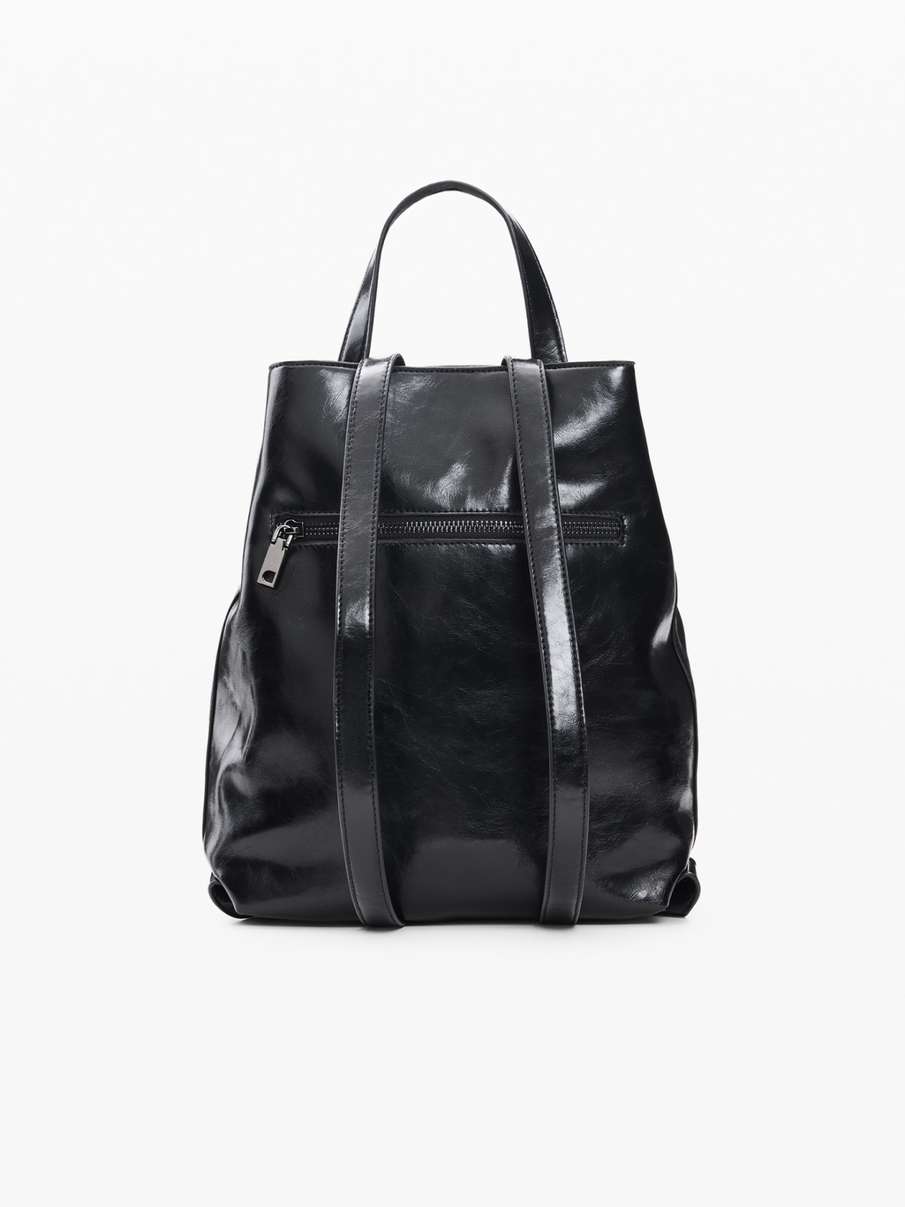 Mochila Mini em Efeito Pele