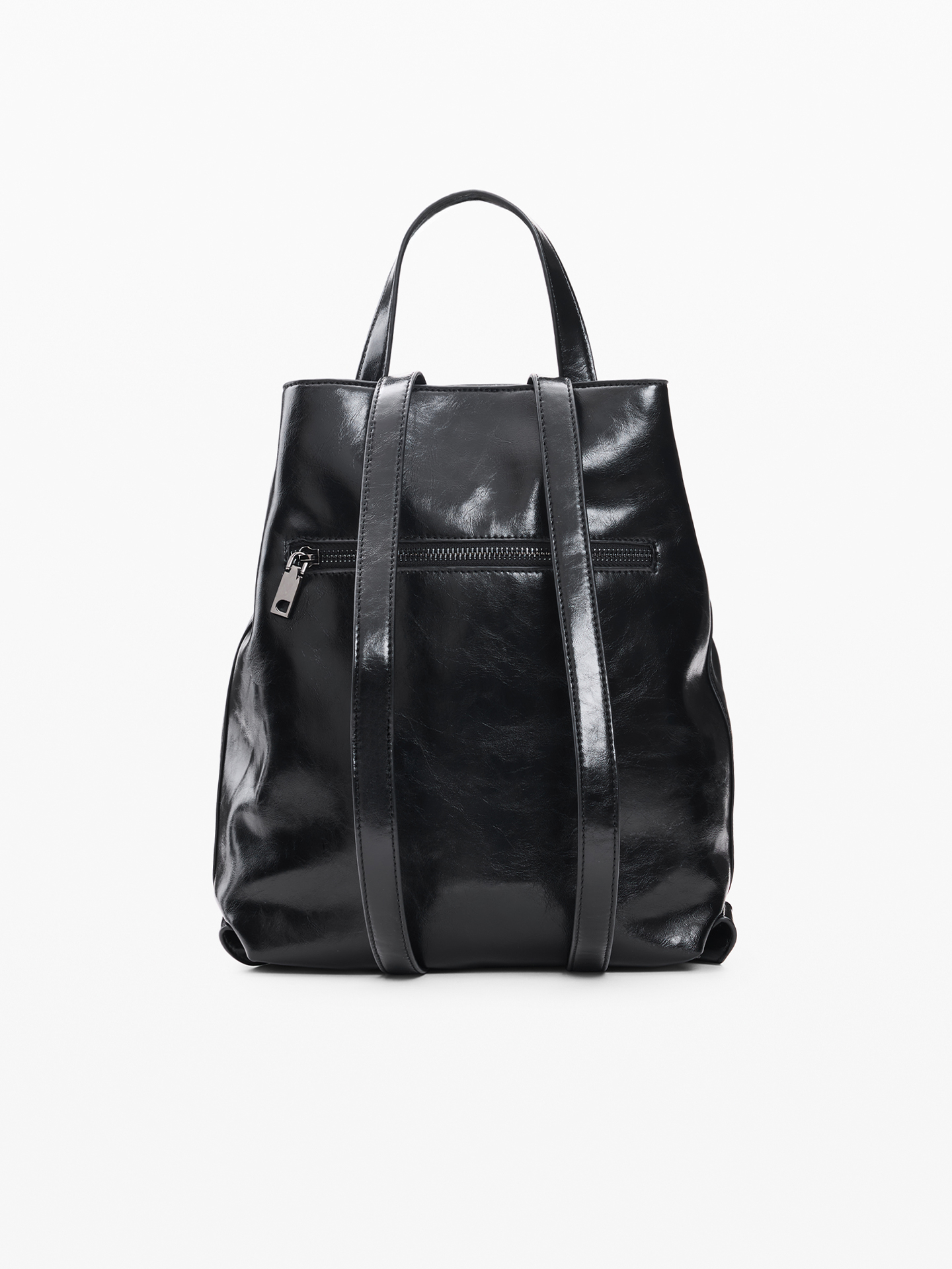 Mochila Mini em Efeito Pele