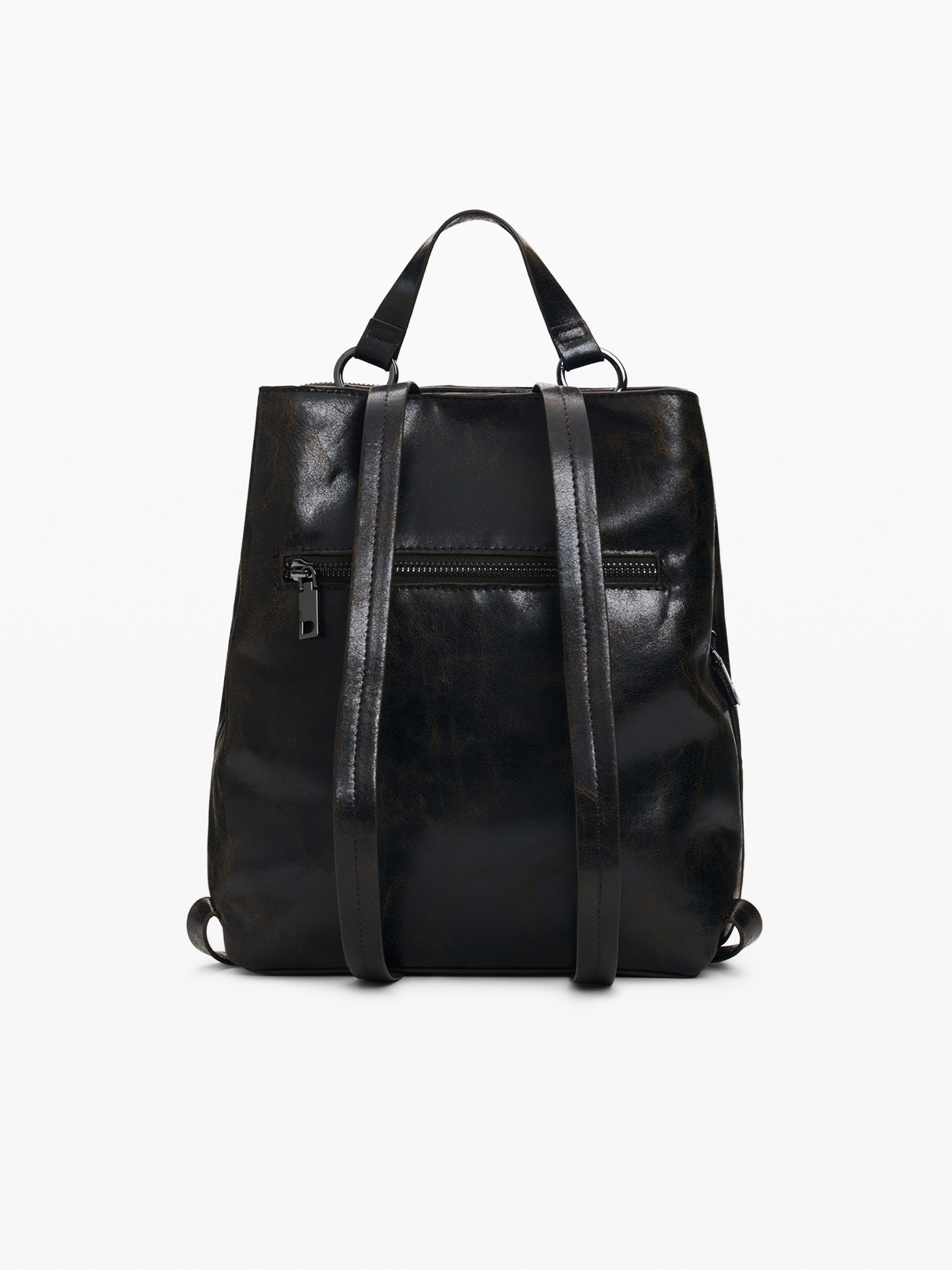 Mochila Pequena com Bordados Florais