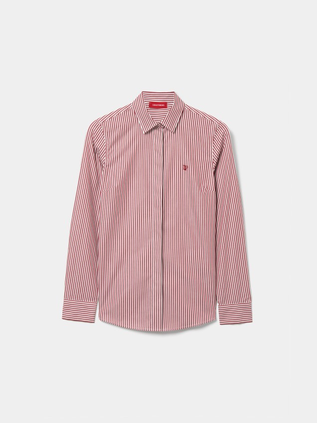 Camisa Cintada de Riscas