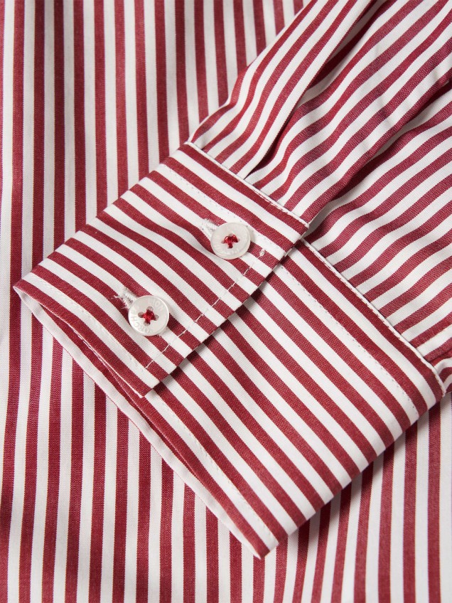 Camisa Cintada de Riscas