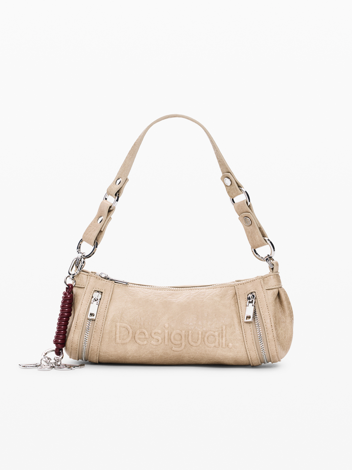 Mala de Ombro com Efeito Pele