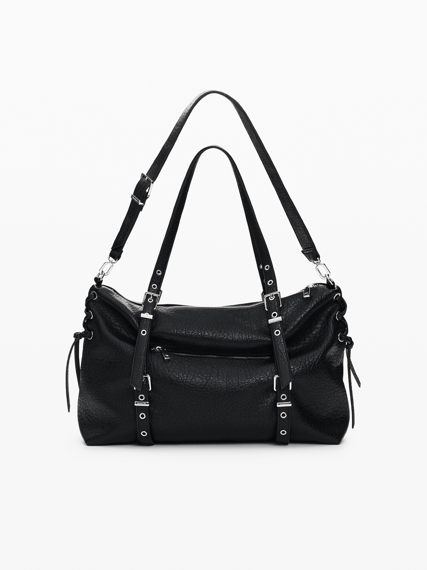 Mala Shopper Grande com Efeito Pele