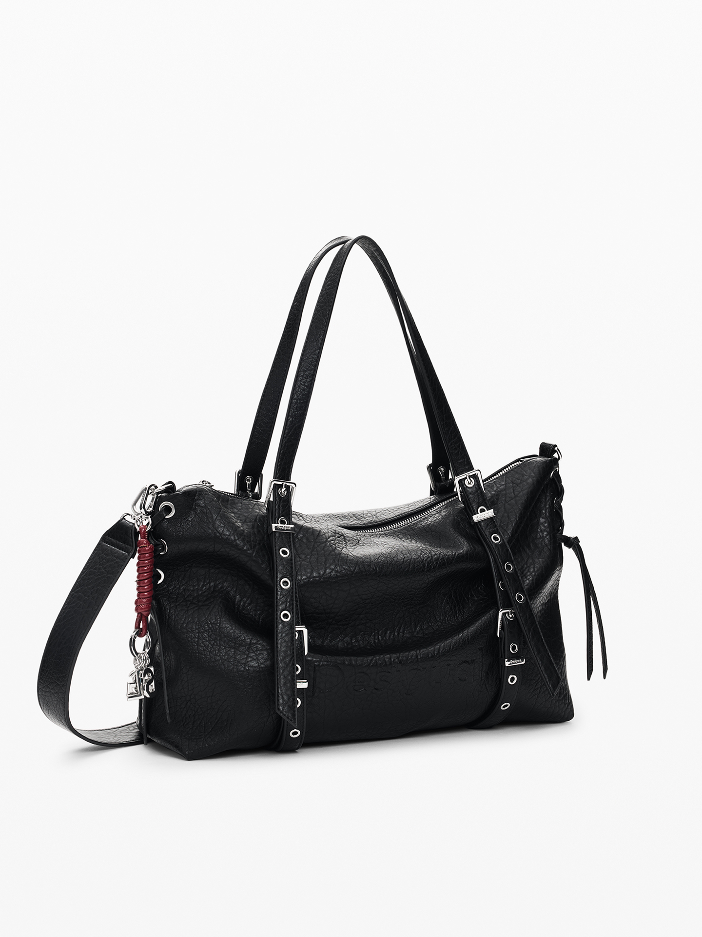 Mala Shopper Grande com Efeito Pele