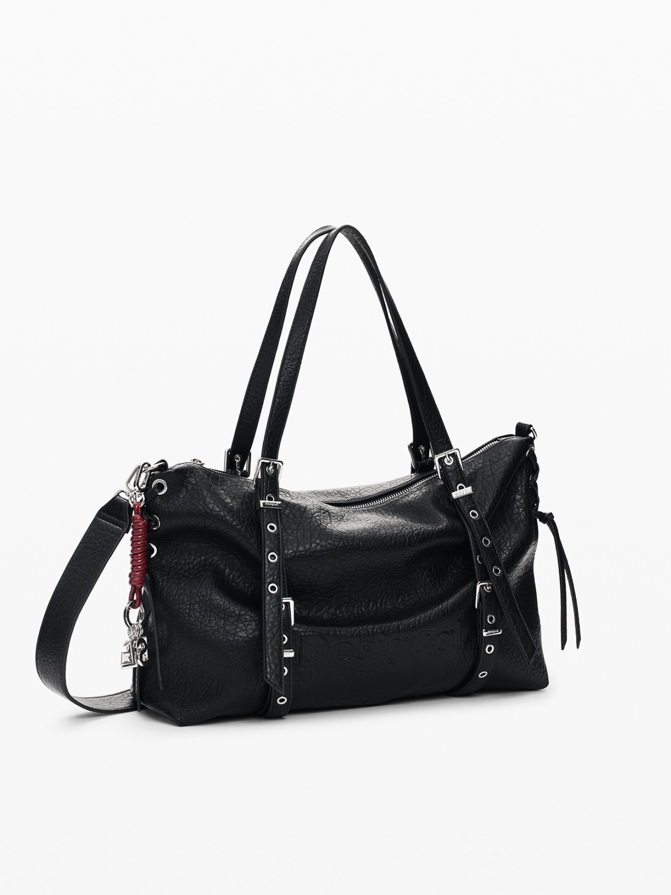 Mala Shopper Grande com Efeito Pele