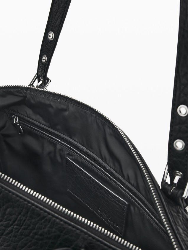 Mala Shopper Grande com Efeito Pele