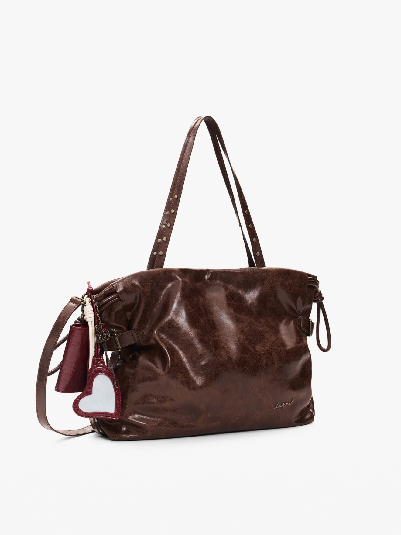 Mala Shopper Grande com Efeito Pele