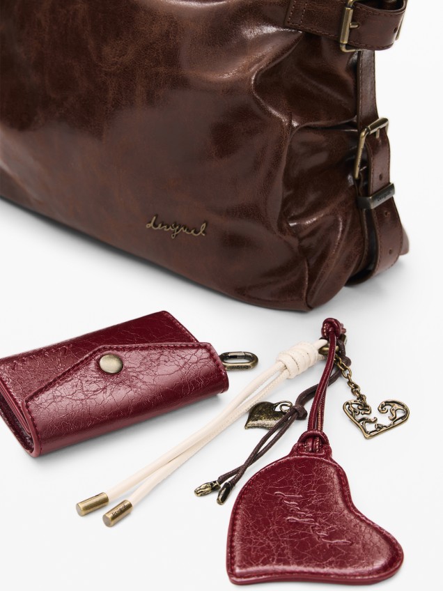 Mala Shopper Grande com Efeito Pele