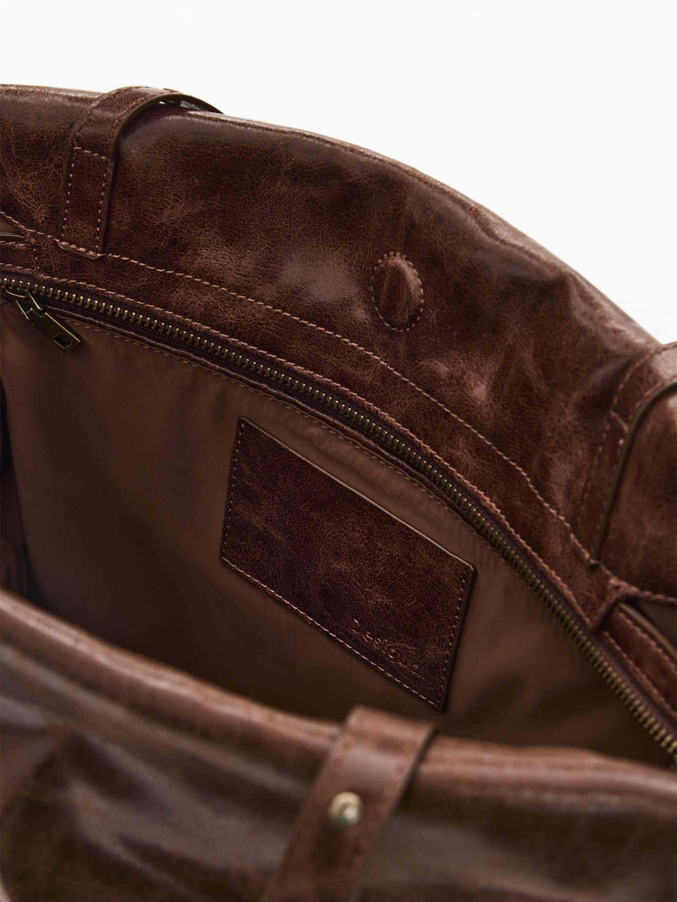 Mala Shopper Grande com Efeito Pele