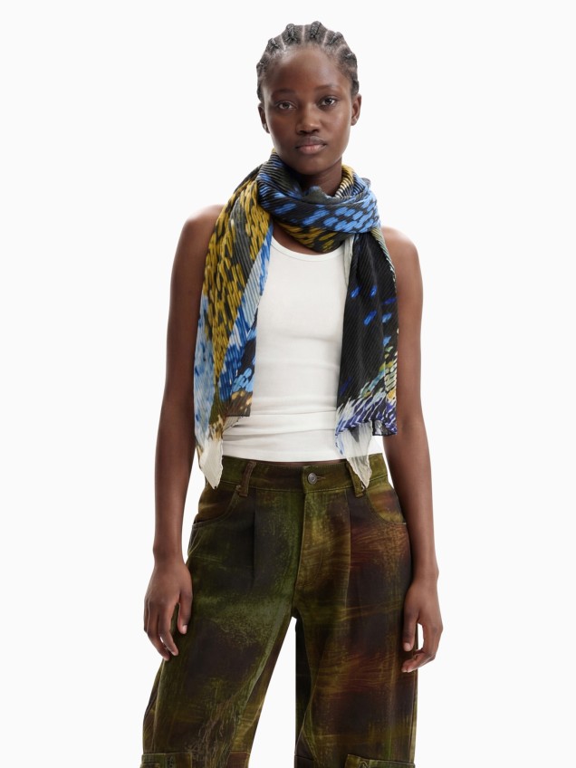Foulard Retangular Estampado