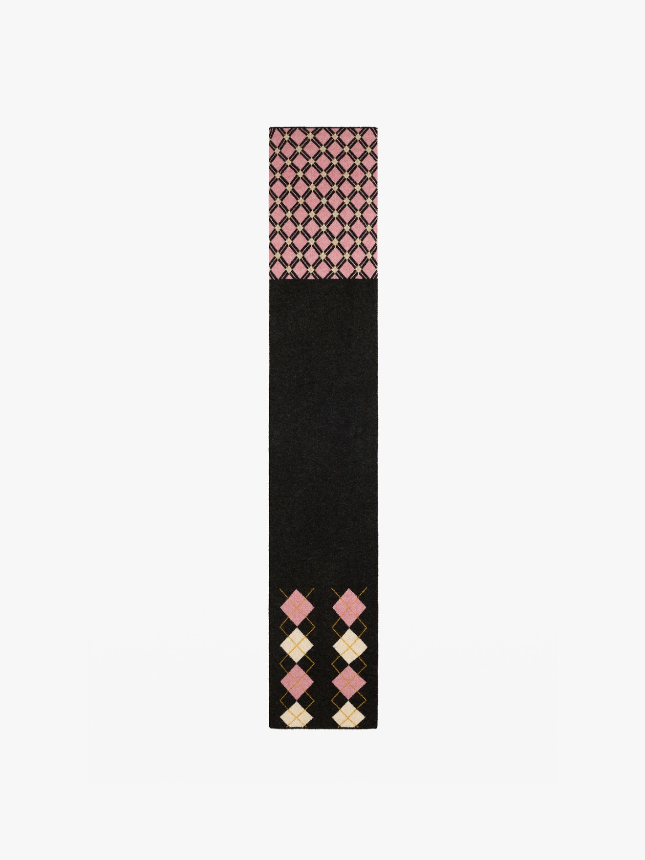 Cachecol Longo em Jacquard