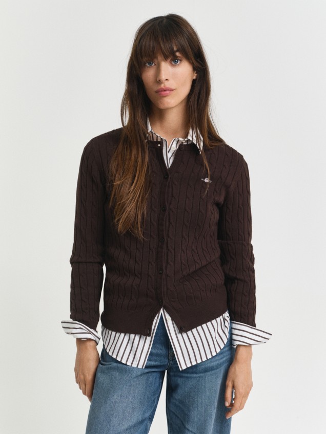 Casaco de Malha Slim Fit