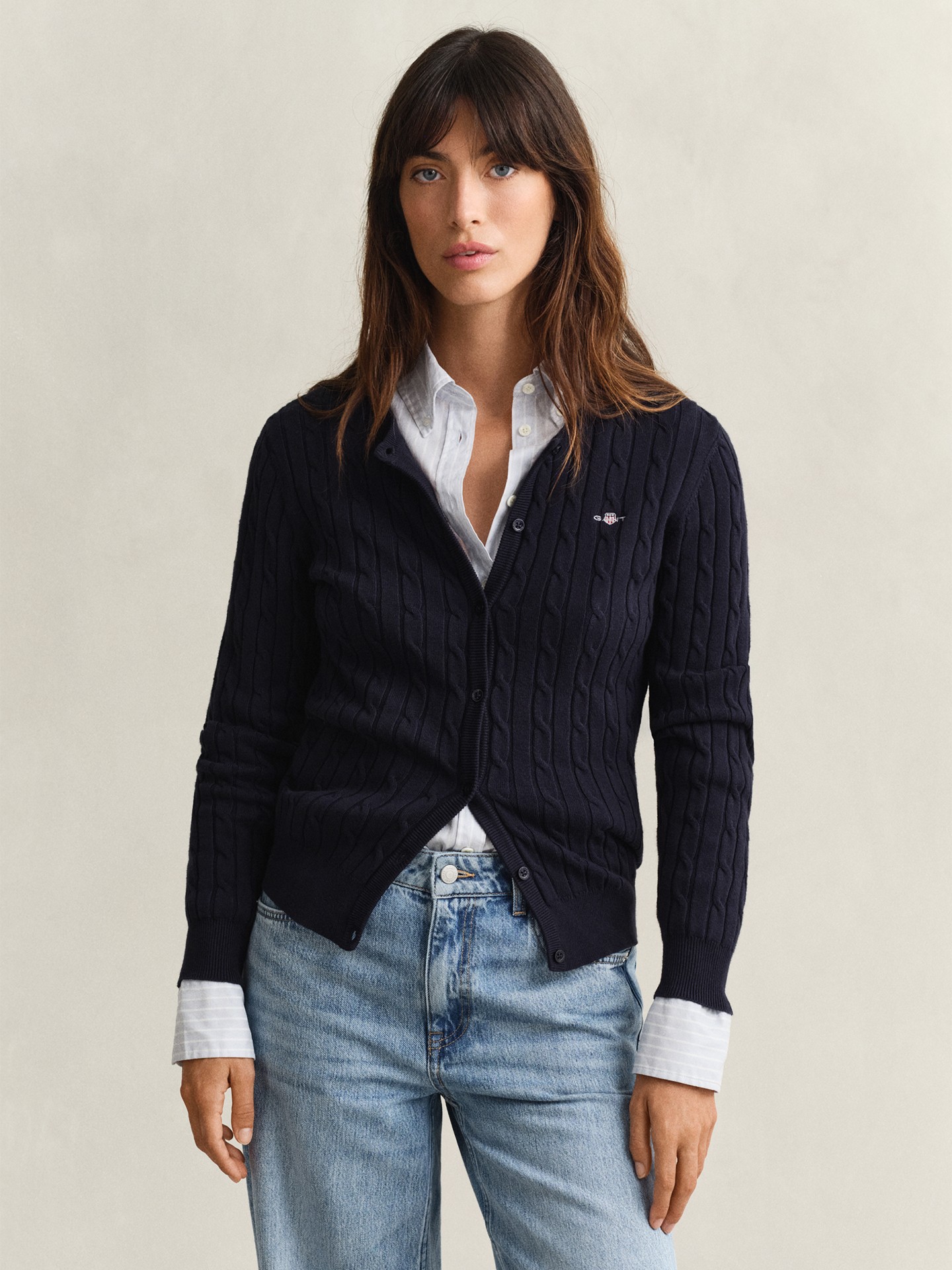 Casaco de Malha Slim Fit