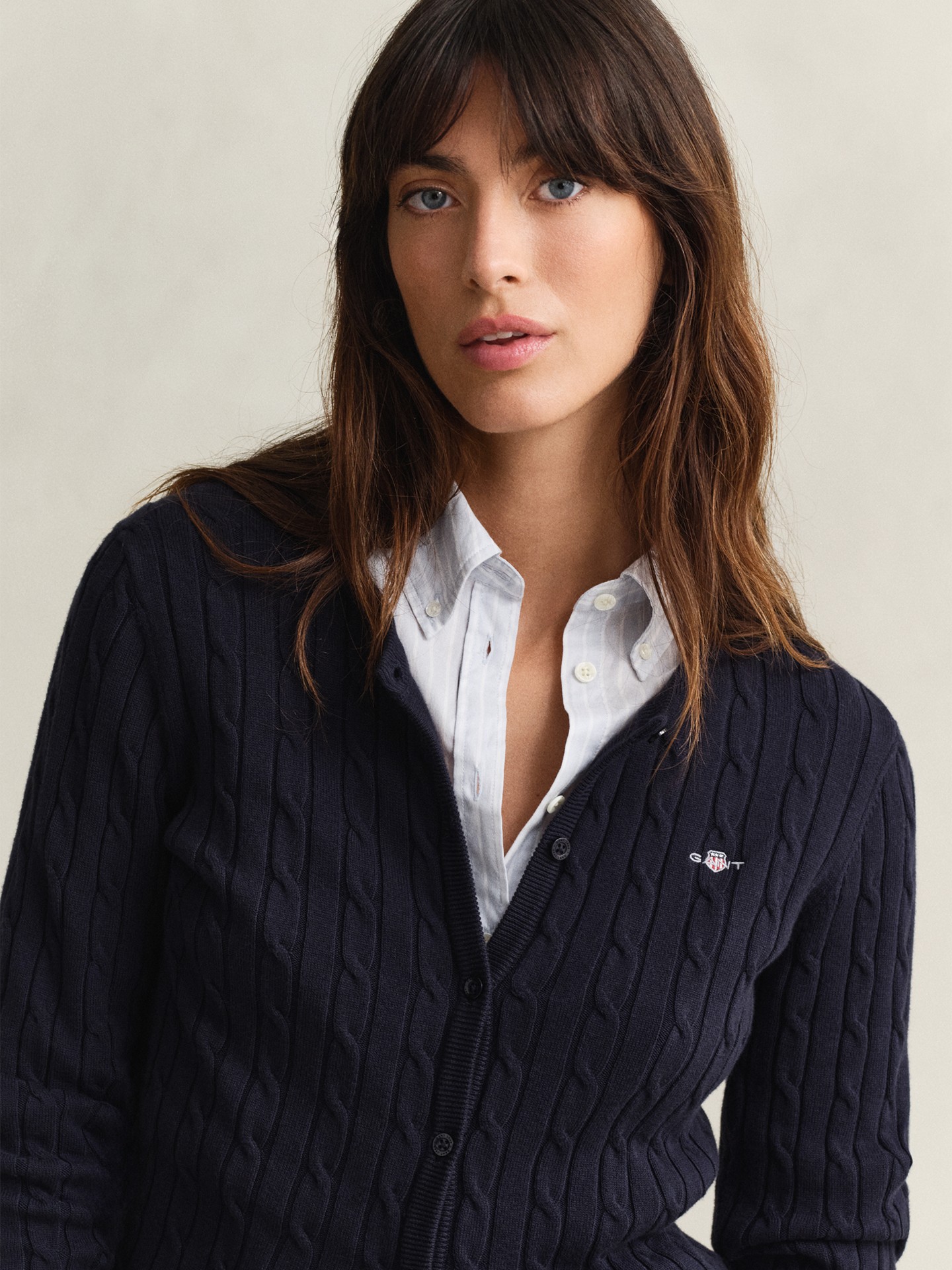 Casaco de Malha Slim Fit