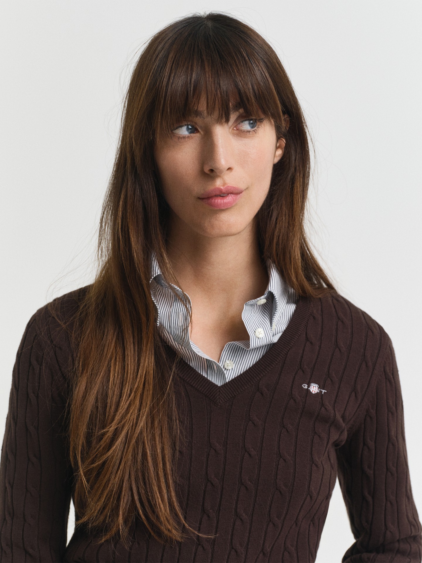 Camisola de Malha com Decote em V