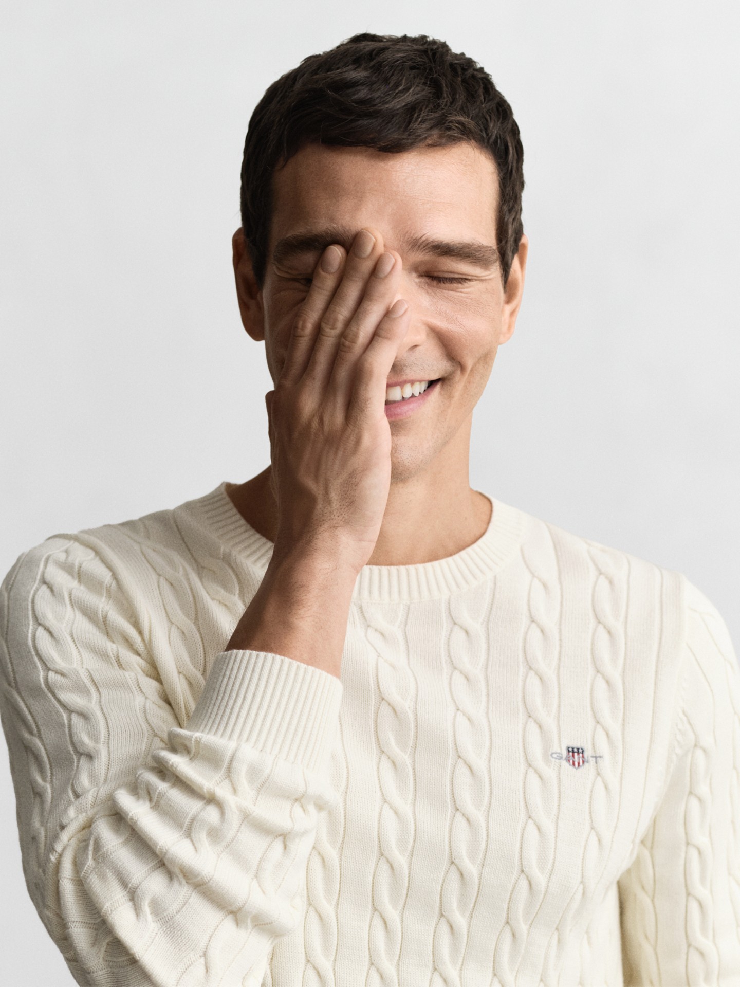 Camisola em Malha Trançada