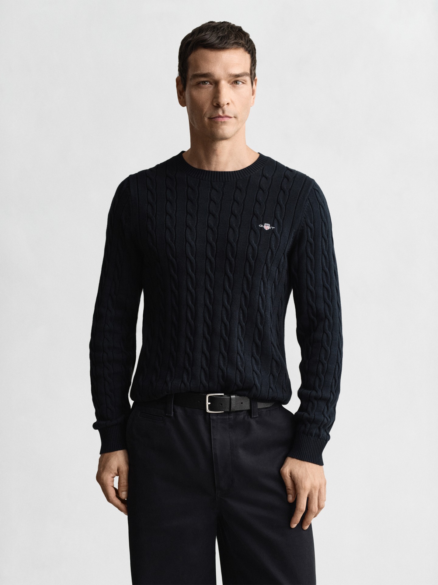 Camisola em Malha Trançada