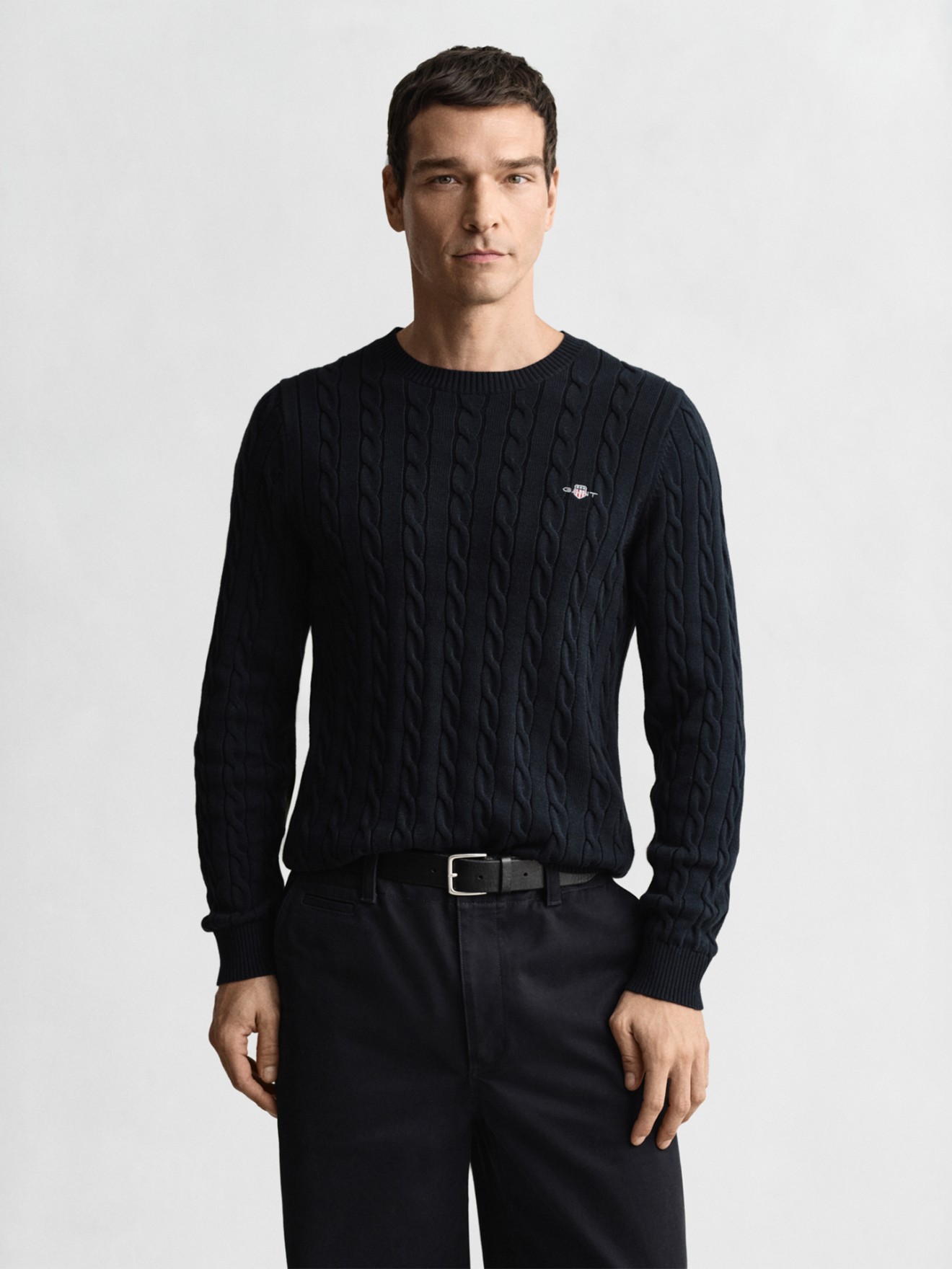 Camisola em Malha Trançada